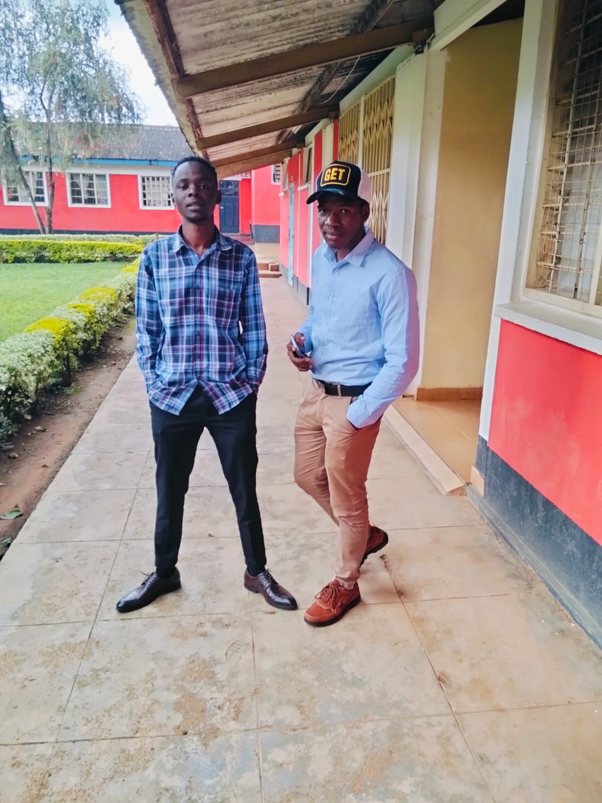 Amos Rioba engaging the community